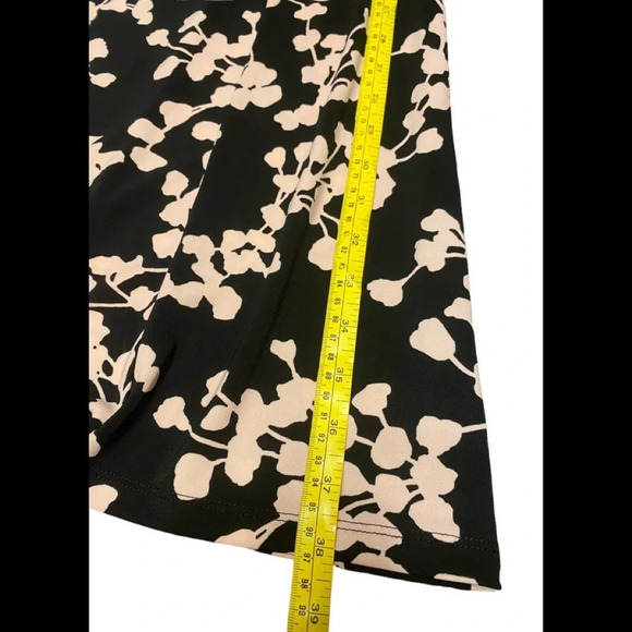 Talbots Vine Print Tie Sleeve City Jersey Dress - Picture 10 of 10